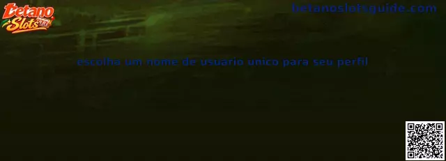 Escolha um nome de usuário único